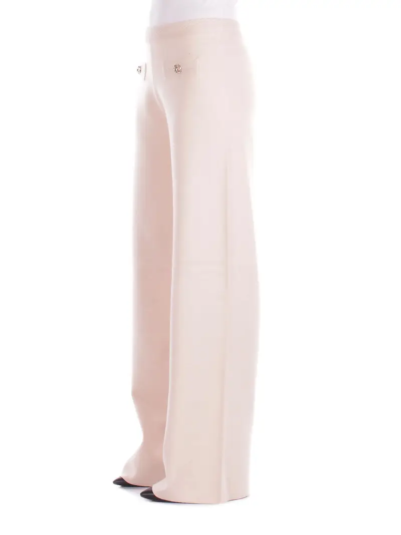 Pantalone Donna BLUGIRL BLUMARINE Rosa Pantalone maglia lungo viscosa miniatura 2