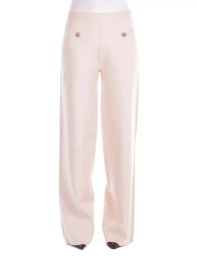 Pantalone Donna BLUGIRL BLUMARINE Rosa Pantalone maglia lungo viscosa