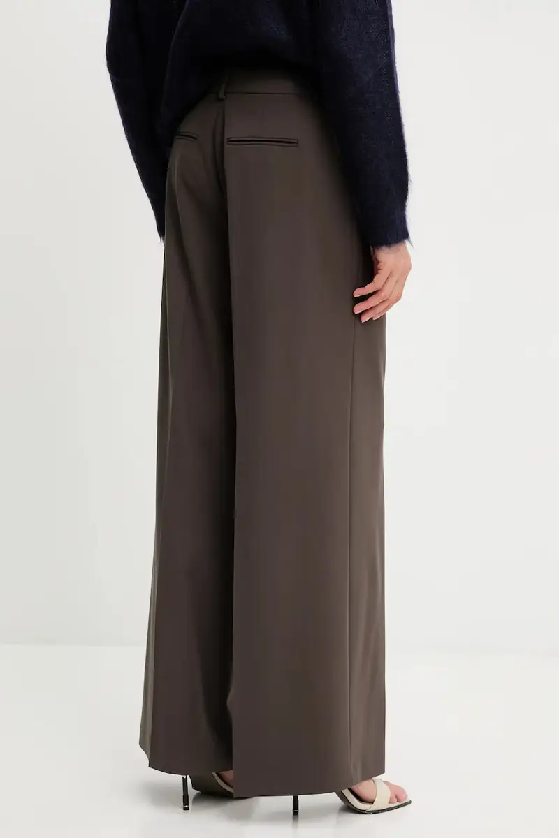 pantaloni donna colore marrone RF5090.T5771 miniatura 3