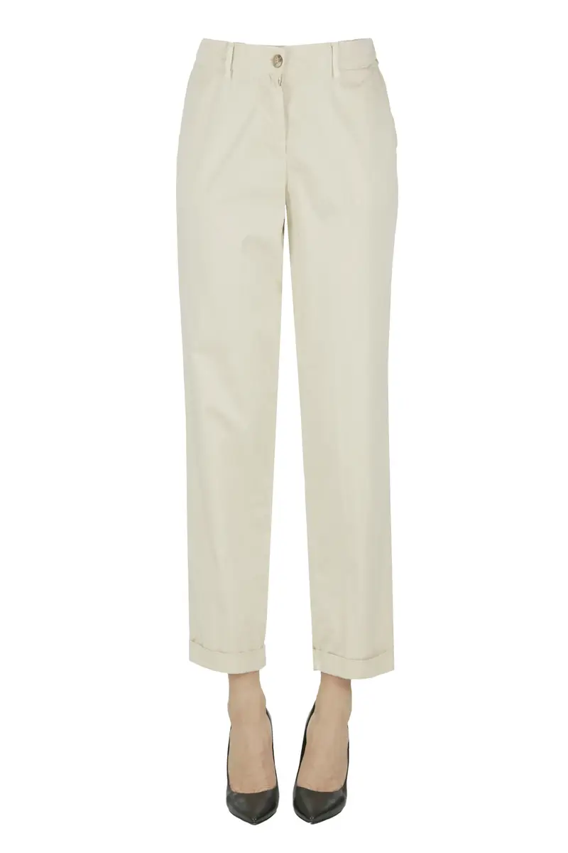 Pantaloni chino in cotone