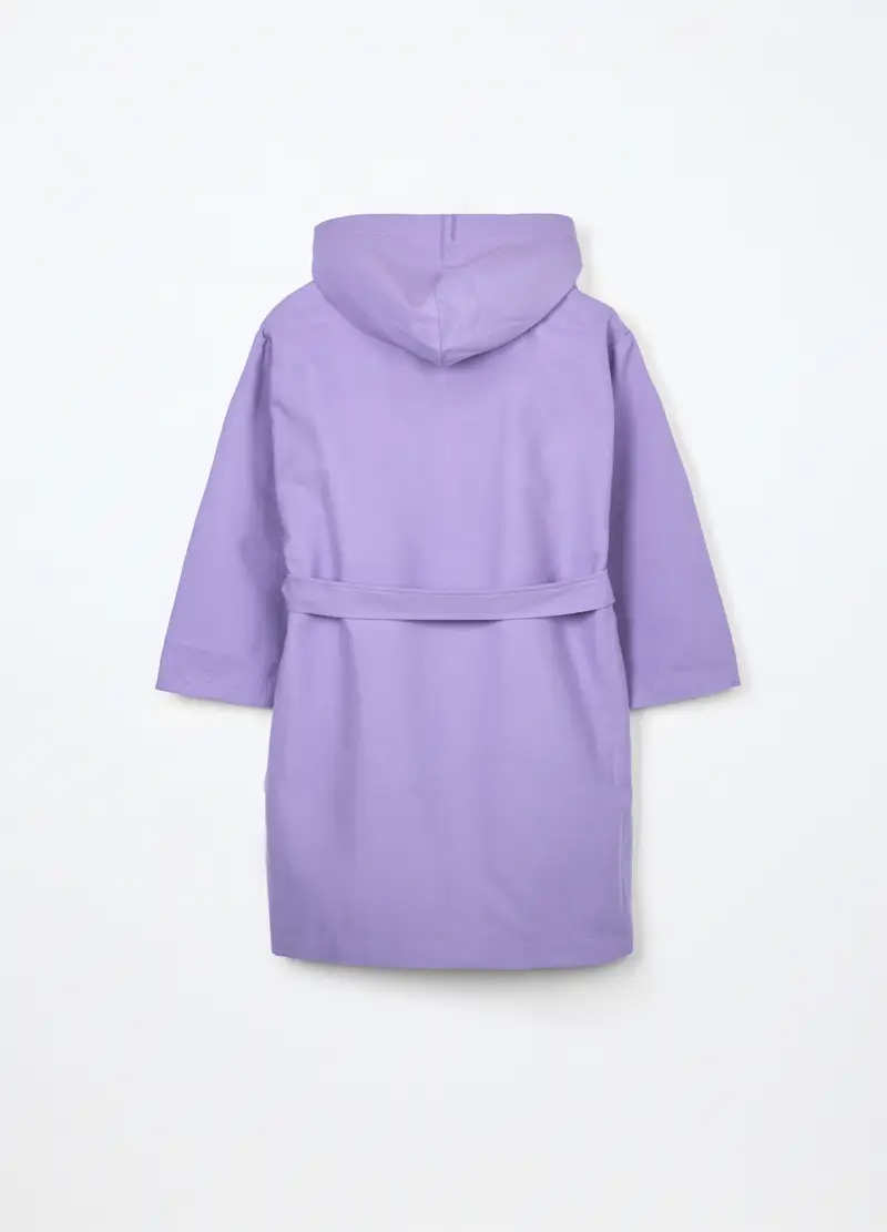 Accappatoio In Microfibra Ragazza, Bambina, Viola lavanda miniatura 2