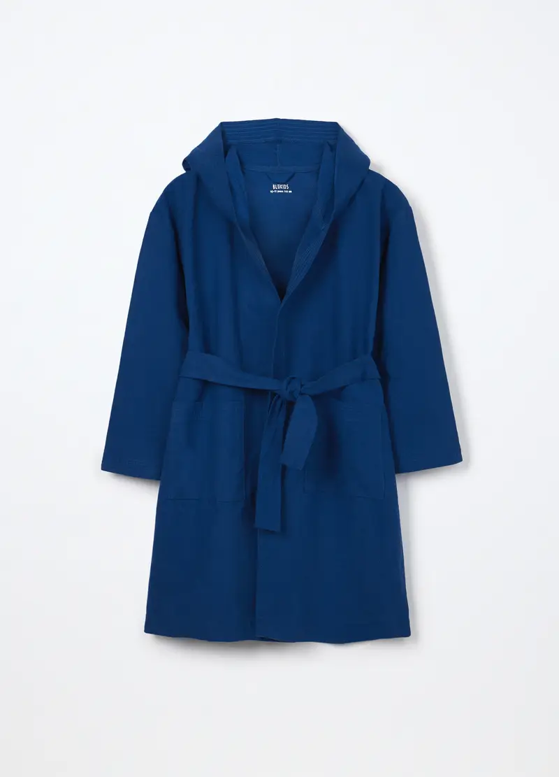 Accappatoio In Microfibra Ragazzo, Bambino, Blu Bluette