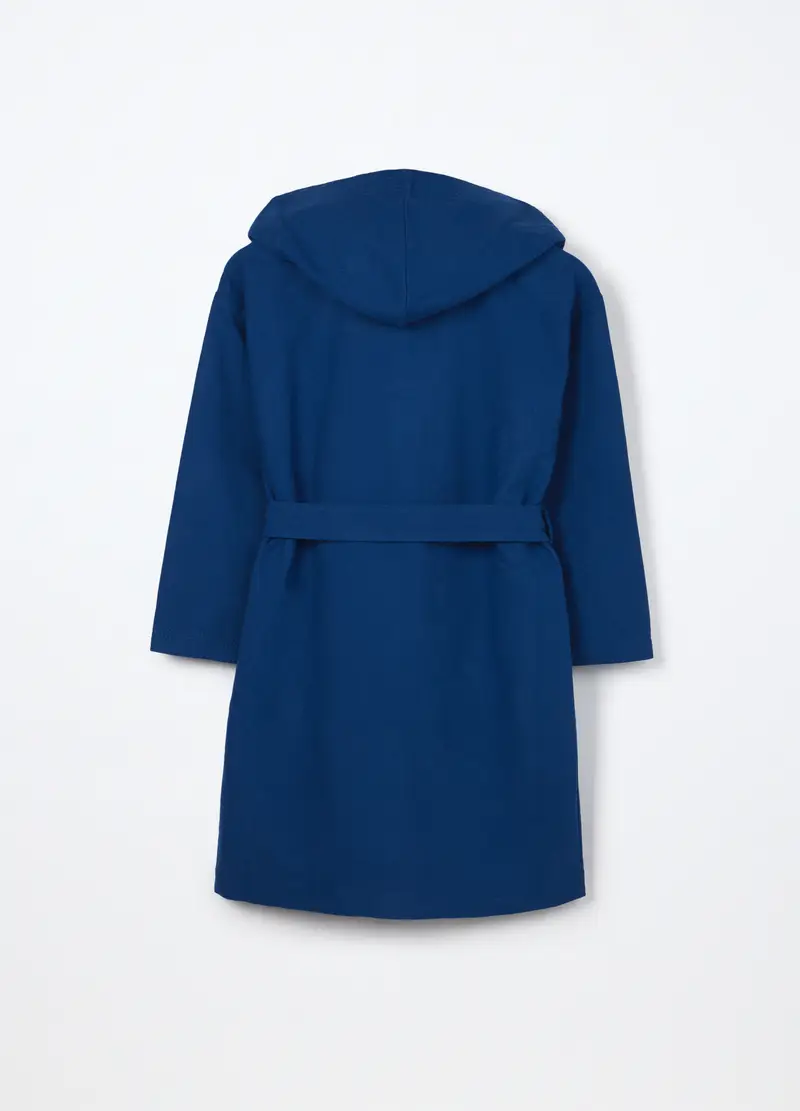 Accappatoio In Microfibra Ragazzo, Bambino, Blu Bluette miniatura 2