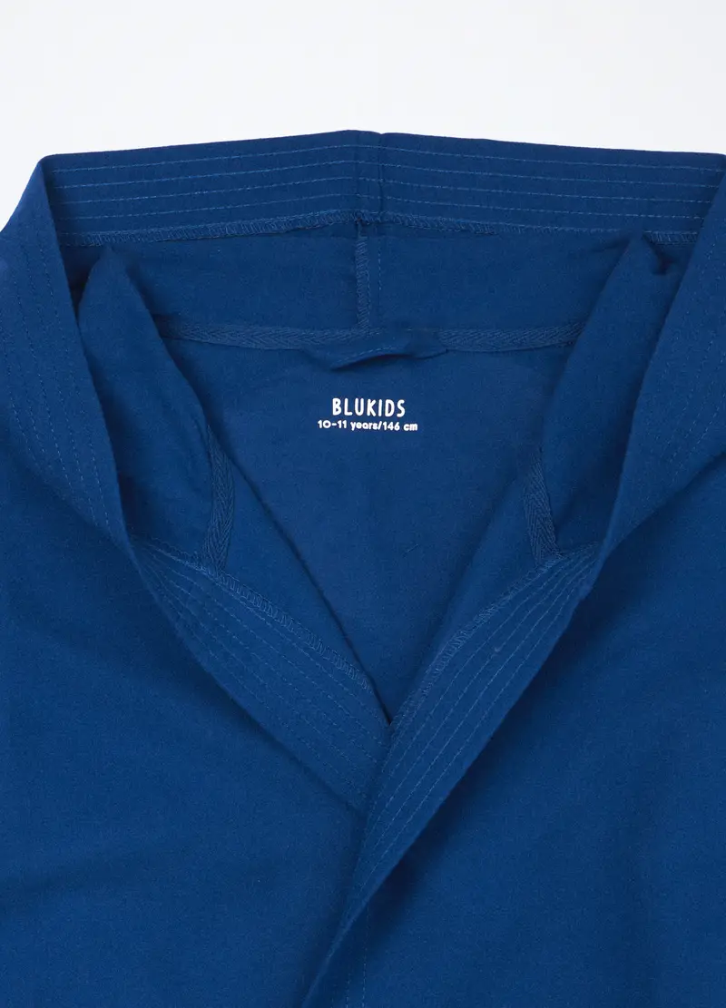 Accappatoio In Microfibra Ragazzo, Bambino, Blu Bluette miniatura 3