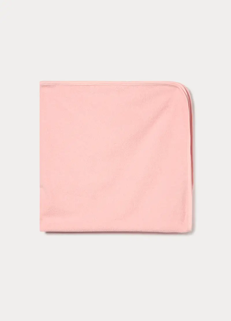 Asciugamano In Spugna Misto Cotone Neonata, Rosa pastello, U miniatura 2
