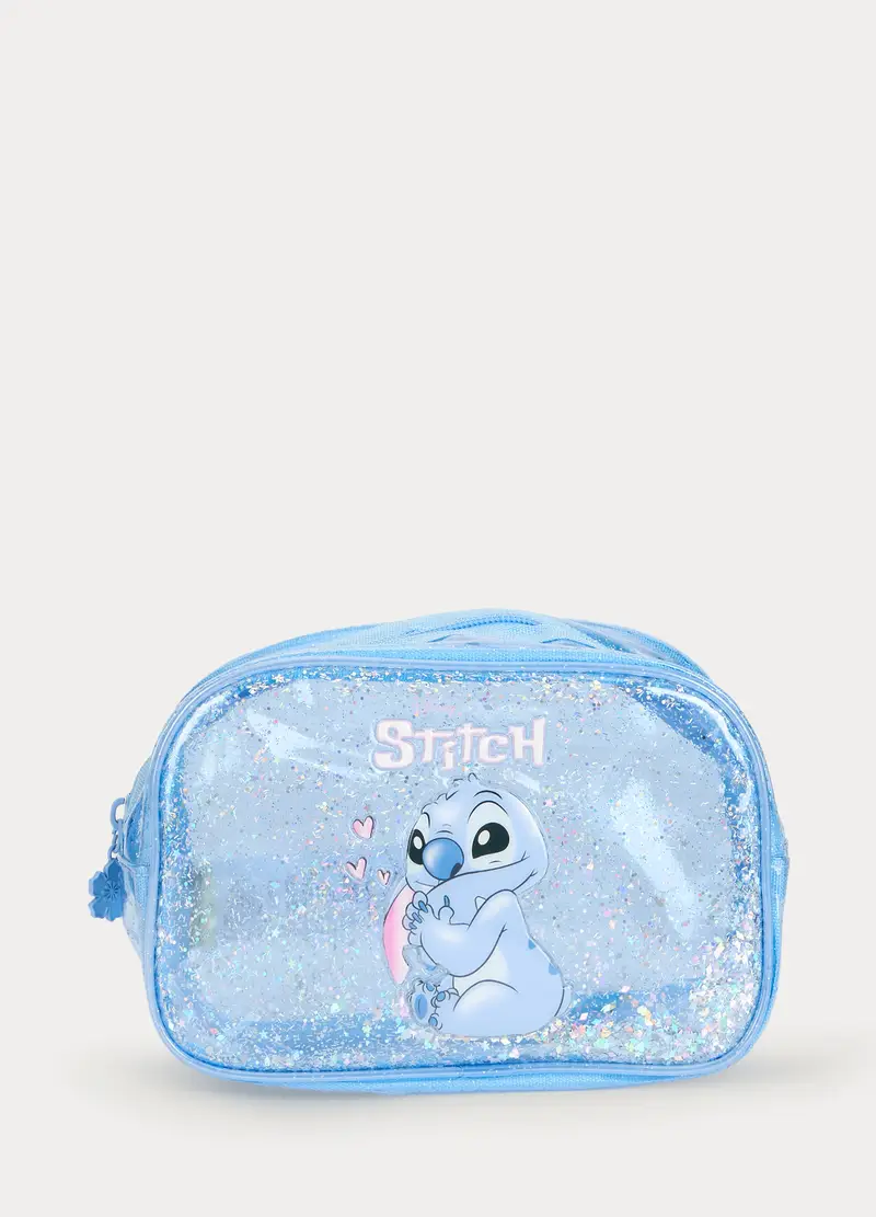 Astuccio Glitter Stitch, Bambino, Azzurro, U