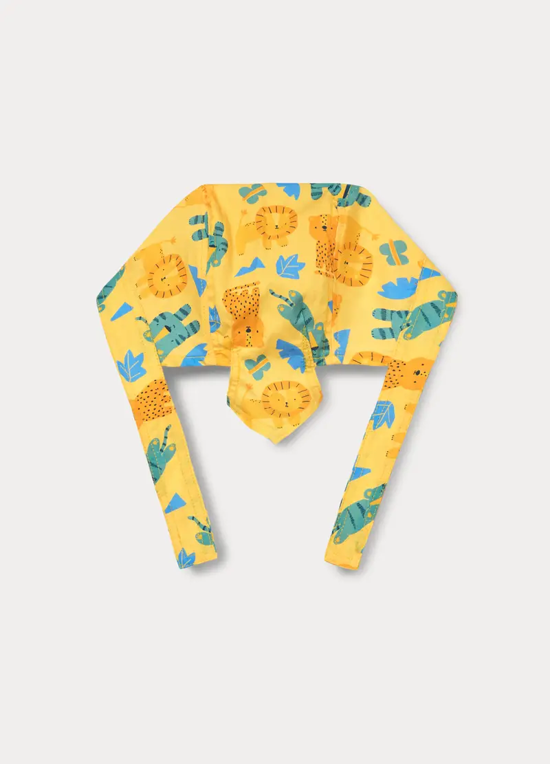 Bandana In Puro Cotone, Bambino, Giallo limone, U miniatura 2