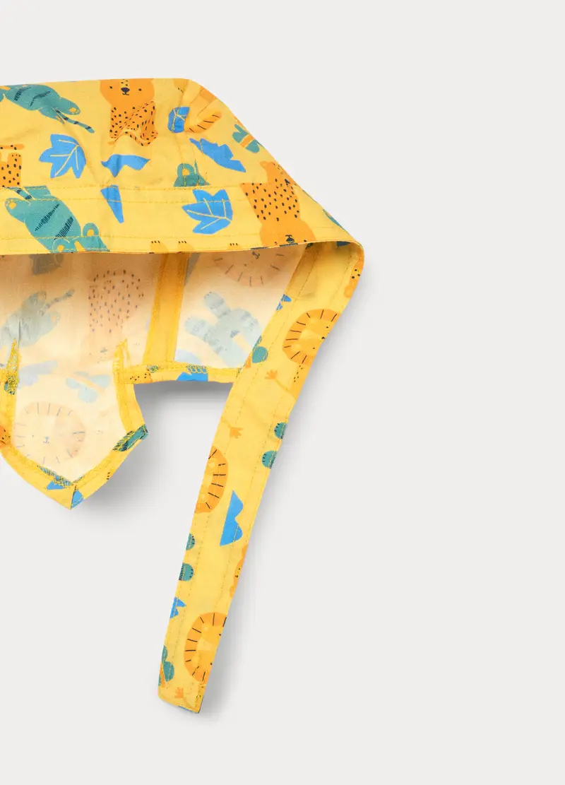 Bandana In Puro Cotone, Bambino, Giallo limone, U miniatura 3