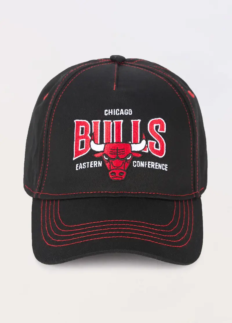 Blukids, Berretto Da Baseball Con Ricamo Nba, Bambino, Nero, Taglia: 52-54