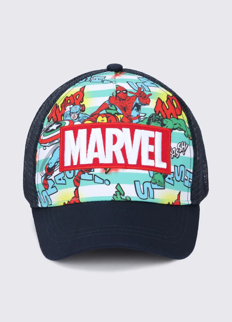 Blukids, Berretto Da Baseball In Misto Cotone, Bambino, Blu scuro, Taglia: 50-52