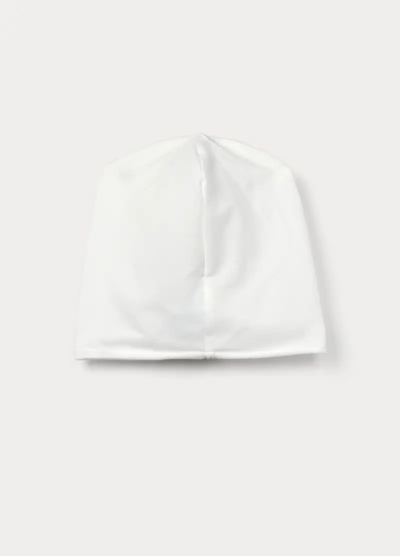 Berretto Disney In French Terry Di Cotone Stretch, Bambina, Bianco panna miniatura 2