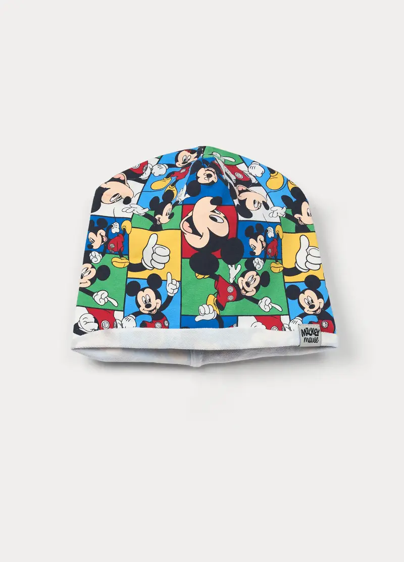 Berretto Disney In French Terry Di Cotone Stretch Neonato, Bianco