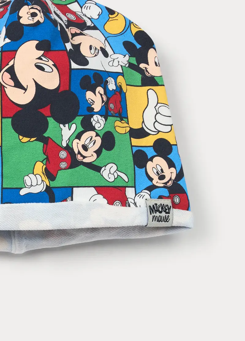 Berretto Disney In French Terry Di Cotone Stretch Neonato, Bianco miniatura 3