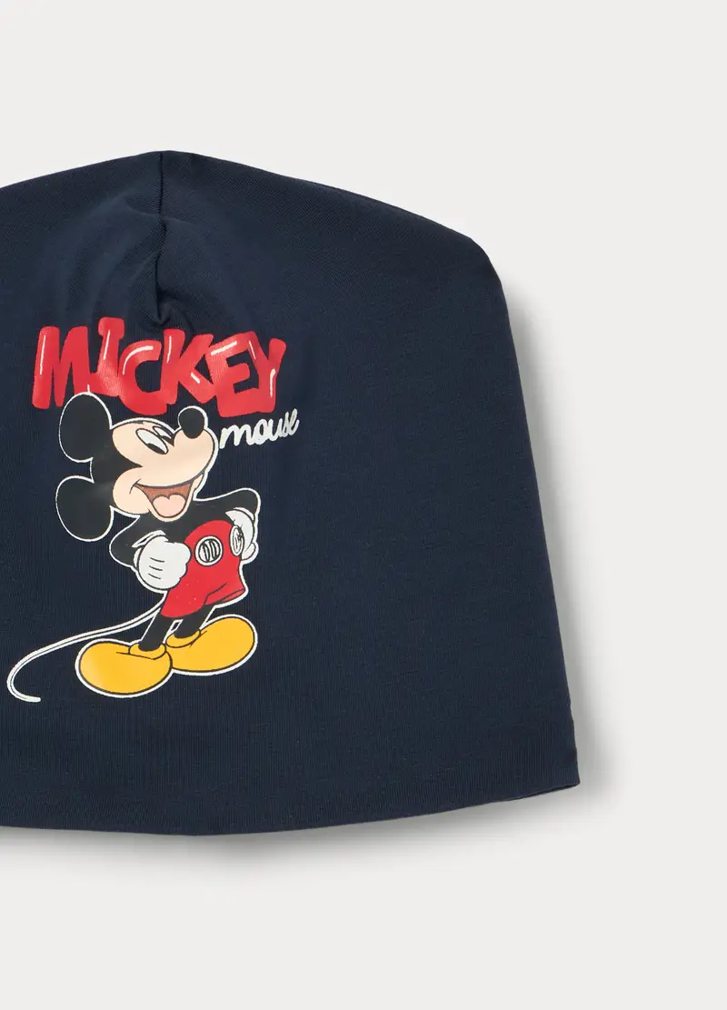 Berretto Disney In French Terry Di Cotone Stretch Neonato, Blu scuro miniatura 3
