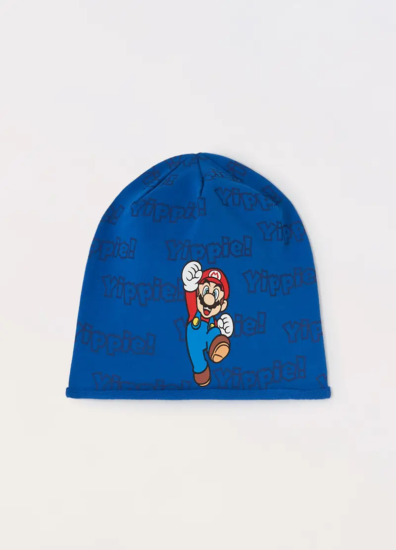 Blukids Berretto In Cotone Stretch, Bambino, Blu elettrico