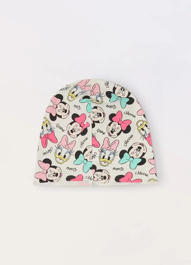 Berretto In Jersey Di Cotone Stretch, Bambina, Bianco miniatura 2