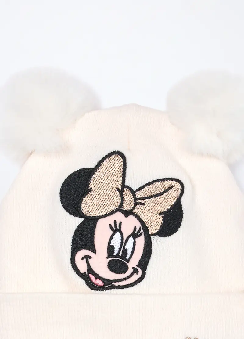 Berretto Tricot Neonata, Bianco panna miniatura 3