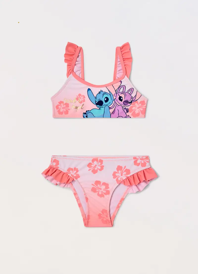 Bikini Costume Bambina, Unisex, Arancione chiaro