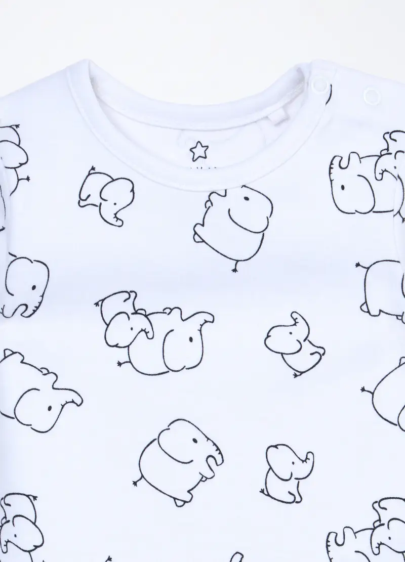 Blukids Body Neonato Bianco 4254481 miniatura 3