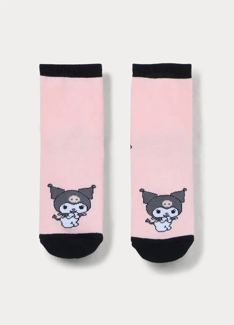 Calze Antiscivolo Hello Kitty In Spugna, Bambina, Rosa pastello