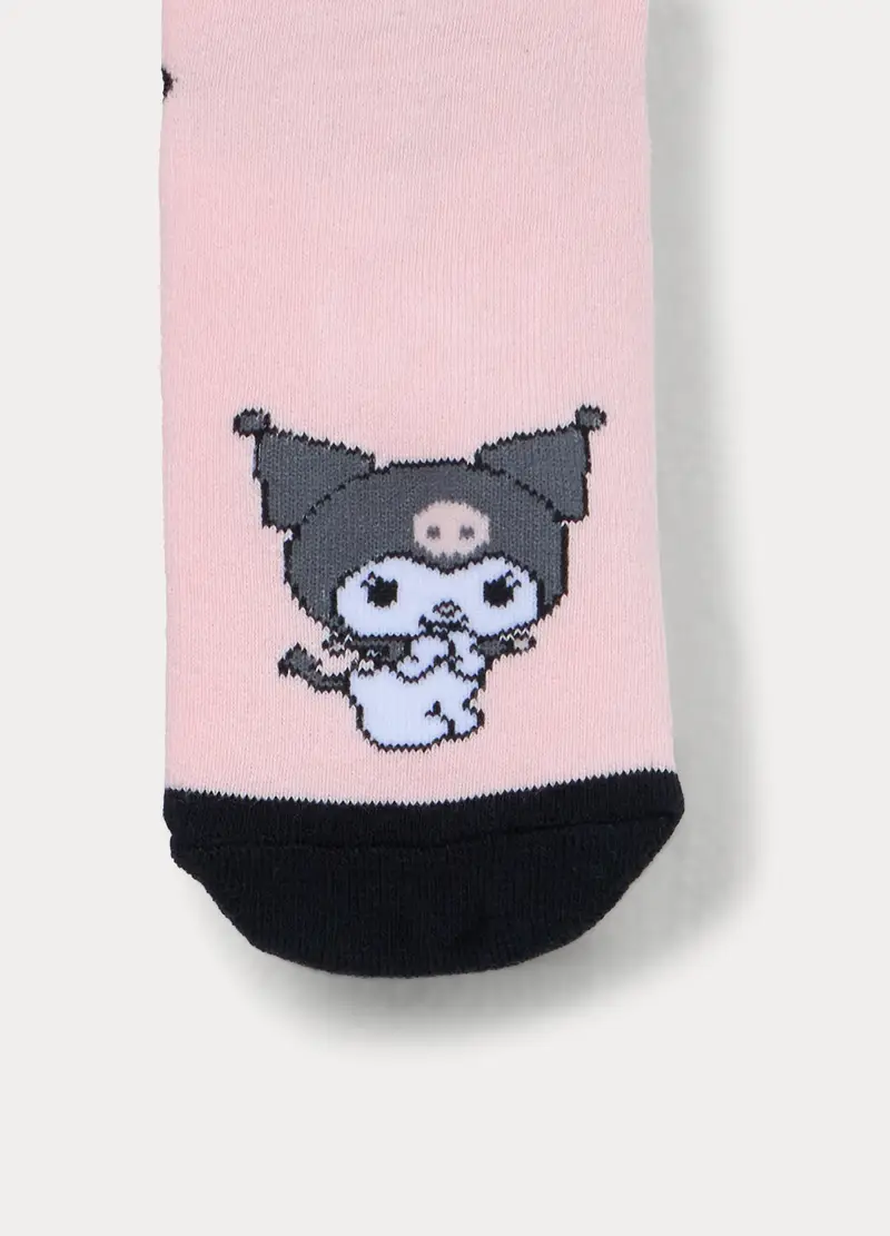 , Calze Antiscivolo Hello Kitty In Spugna, Bambina, Rosa pastello miniatura 3