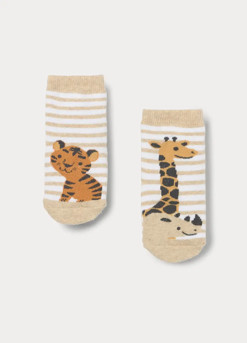 Blukids Calze Neonato Beige 4220820 miniatura 2