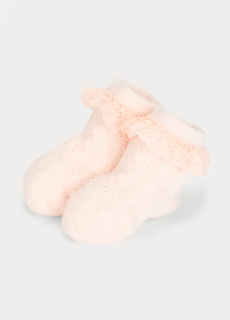 Calze Misto Cotone, Neonata, Rosa chiaro, U