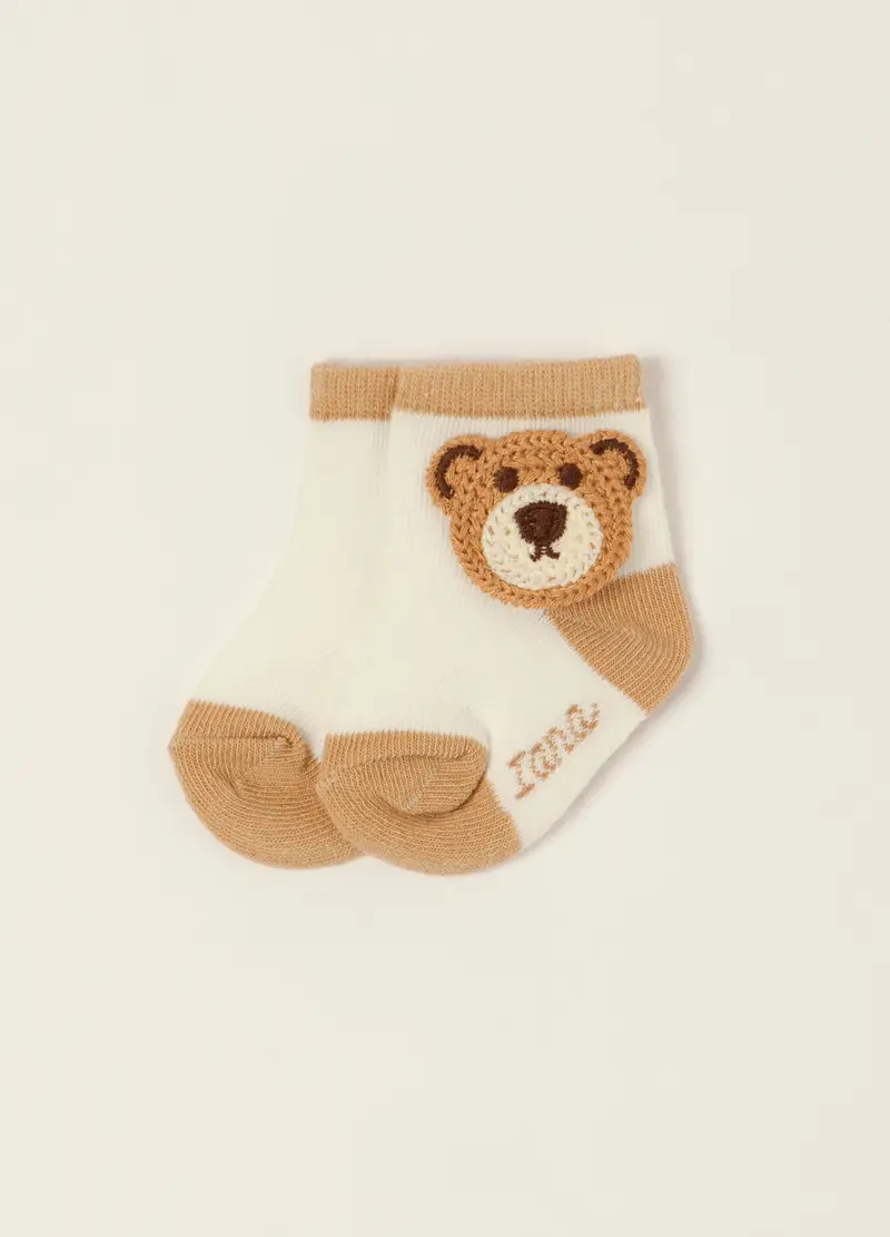 Blukids Calze Neonato Marrone 4223380 miniatura 2