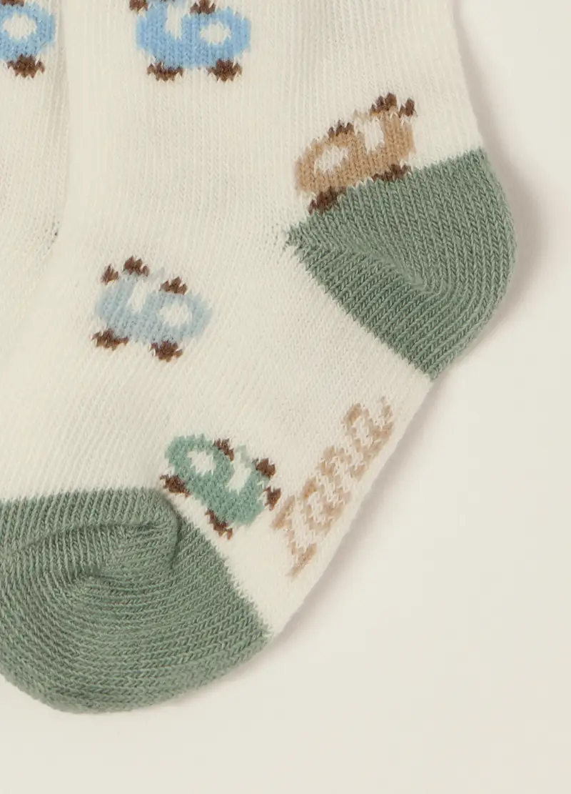 Blukids Calze Neonato Bianco 4223379 miniatura 3