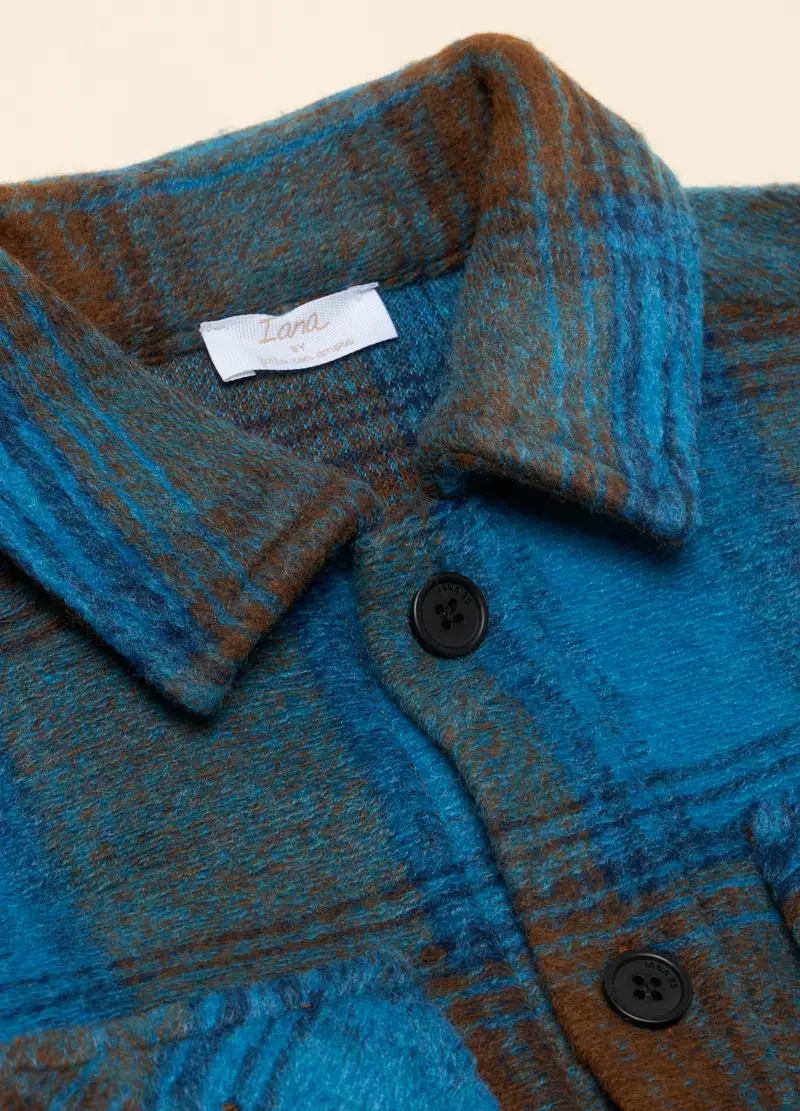Camicia A Quadri, Bambino, Azzurro cielo miniatura 2