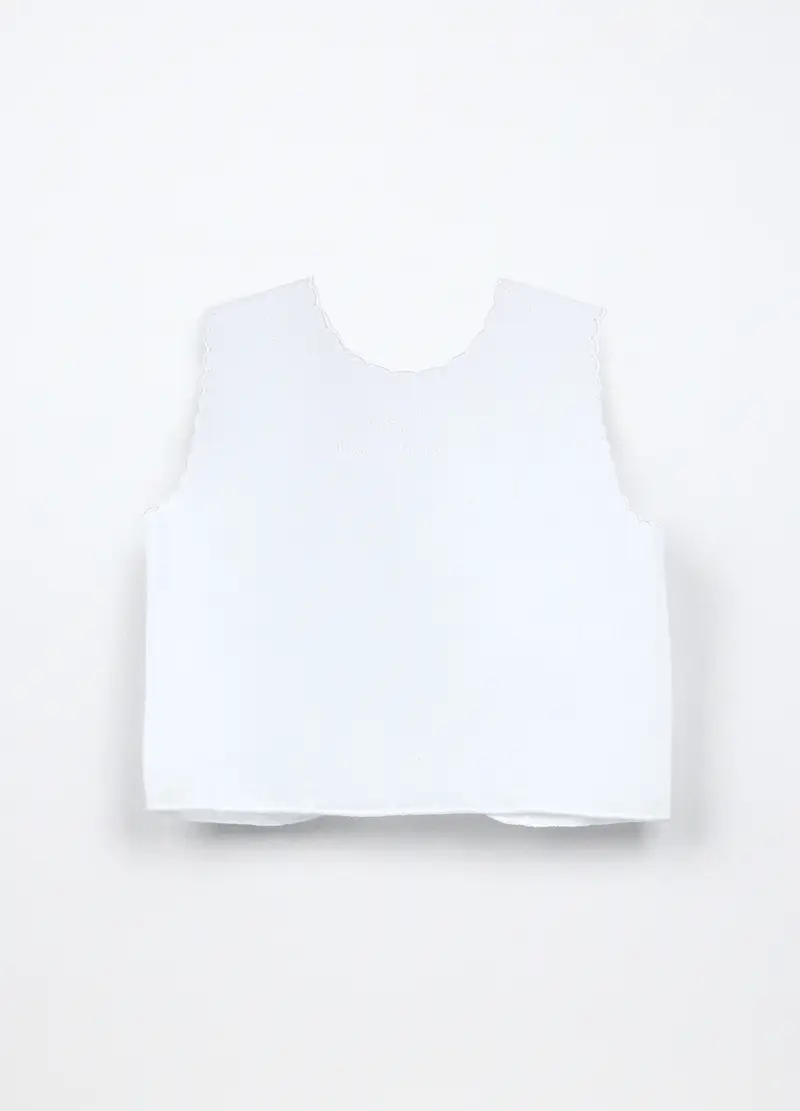 Camicina Della Fortuna In Puro Cotone, Unisex, Bianco, .U