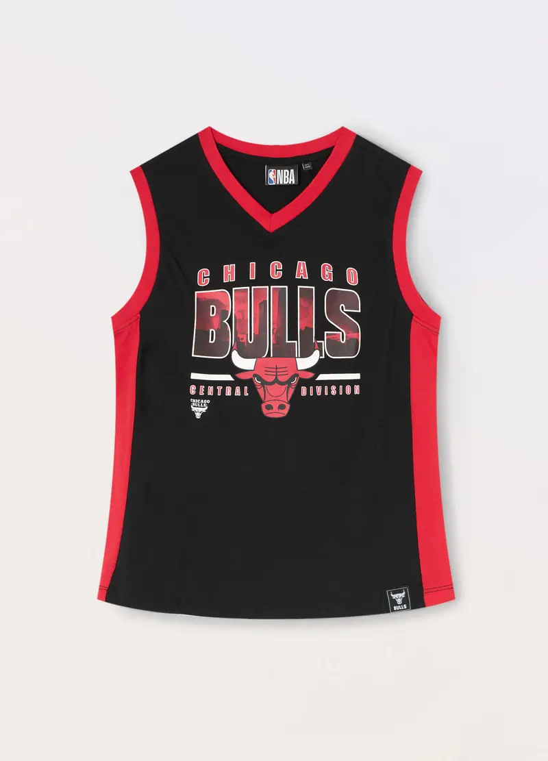 Blukids, Canotta Nba In Puro Cotone Ragazzo, Bambino, Nero, Taglia: 10-11