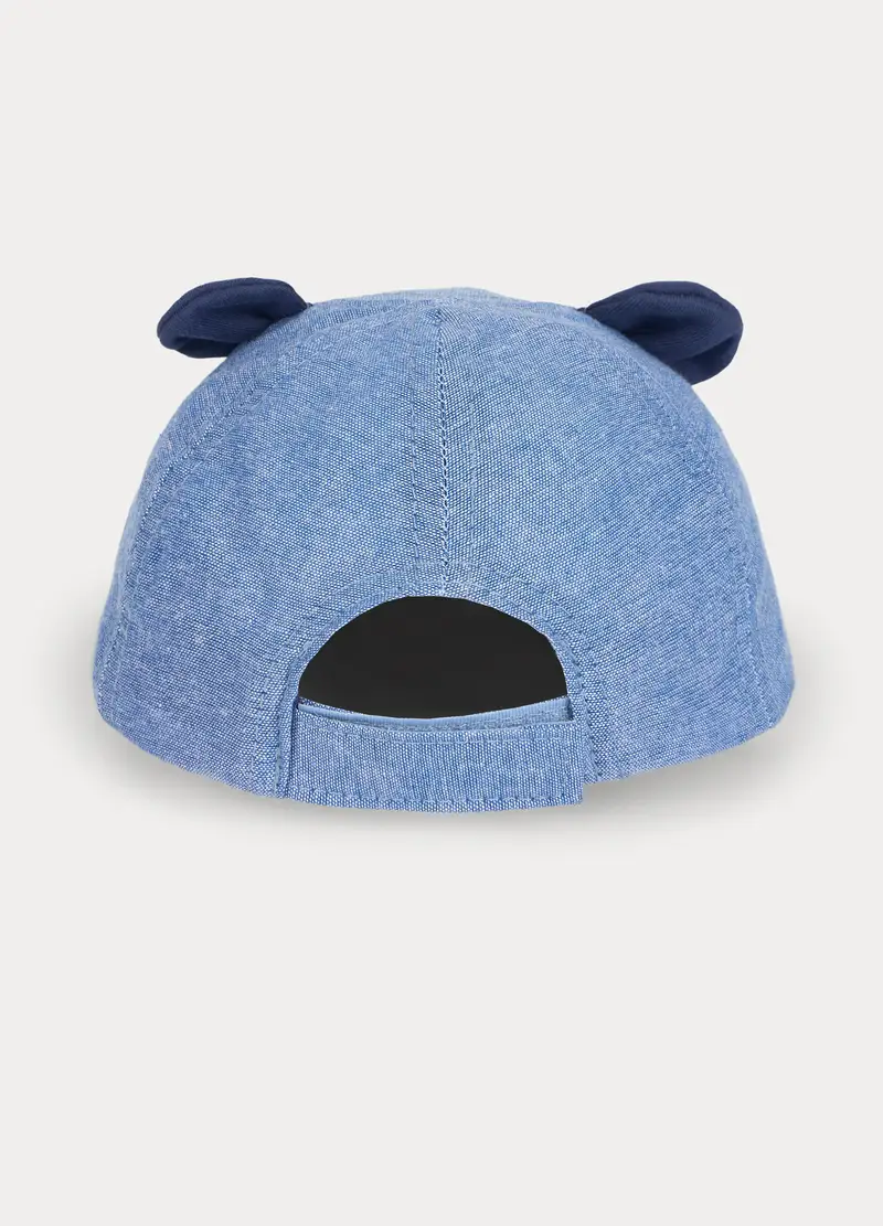 Cappello Da Baseball In Chambray Neonato, Bambino, Blu chambray miniatura 2