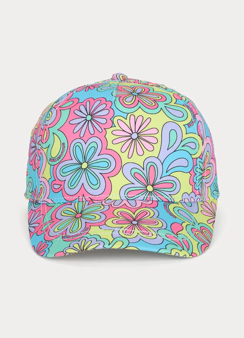 Cappello Da Baseball In Popeline, Bambina, Verde foglia