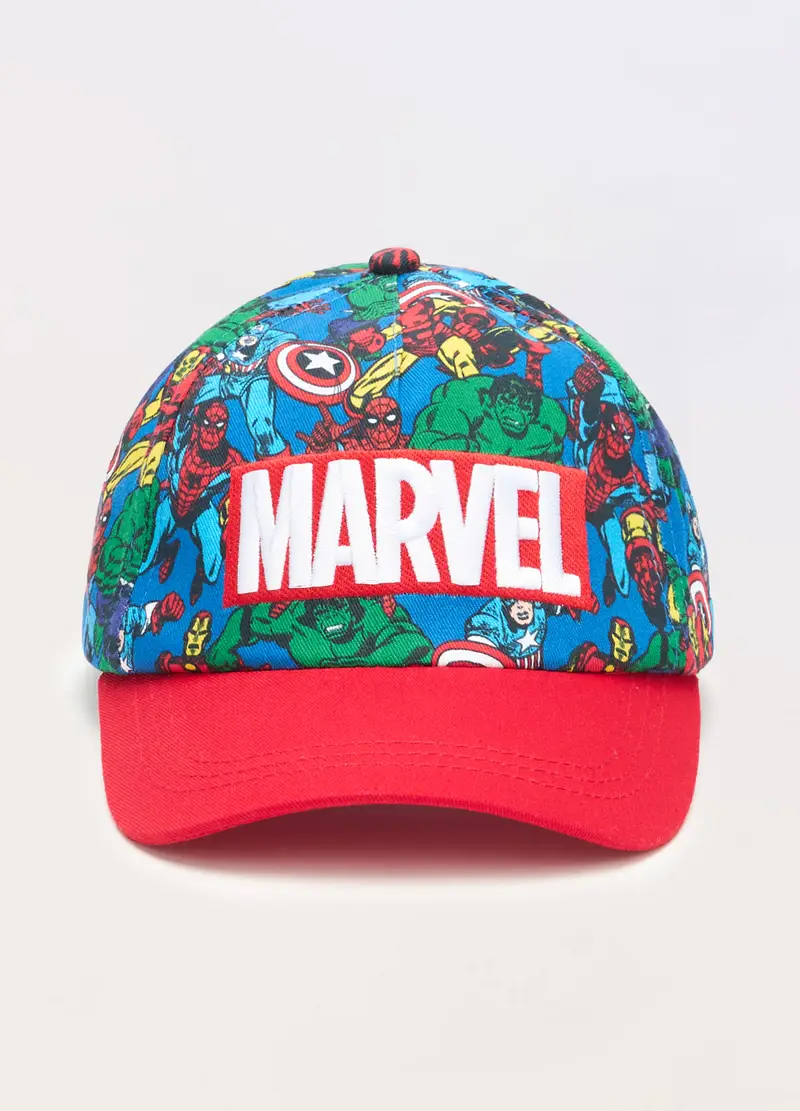 Blukids, Cappello Da Baseball In Puro Cotone, Bambino, Rosso aragosta, Taglia: 52-54