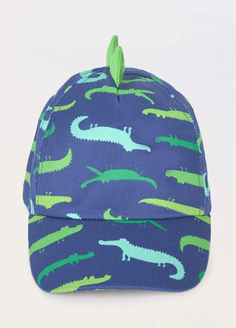 Cappello Da Baseball In Puro Cotone Neonato, Bambino, Blu scuro