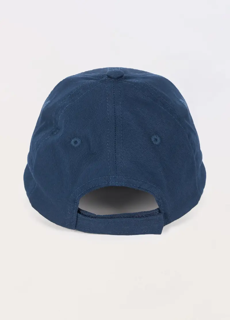 Cappello Da Baseball In Puro Cotone Neonato, Bambino, Blu scuro miniatura 2