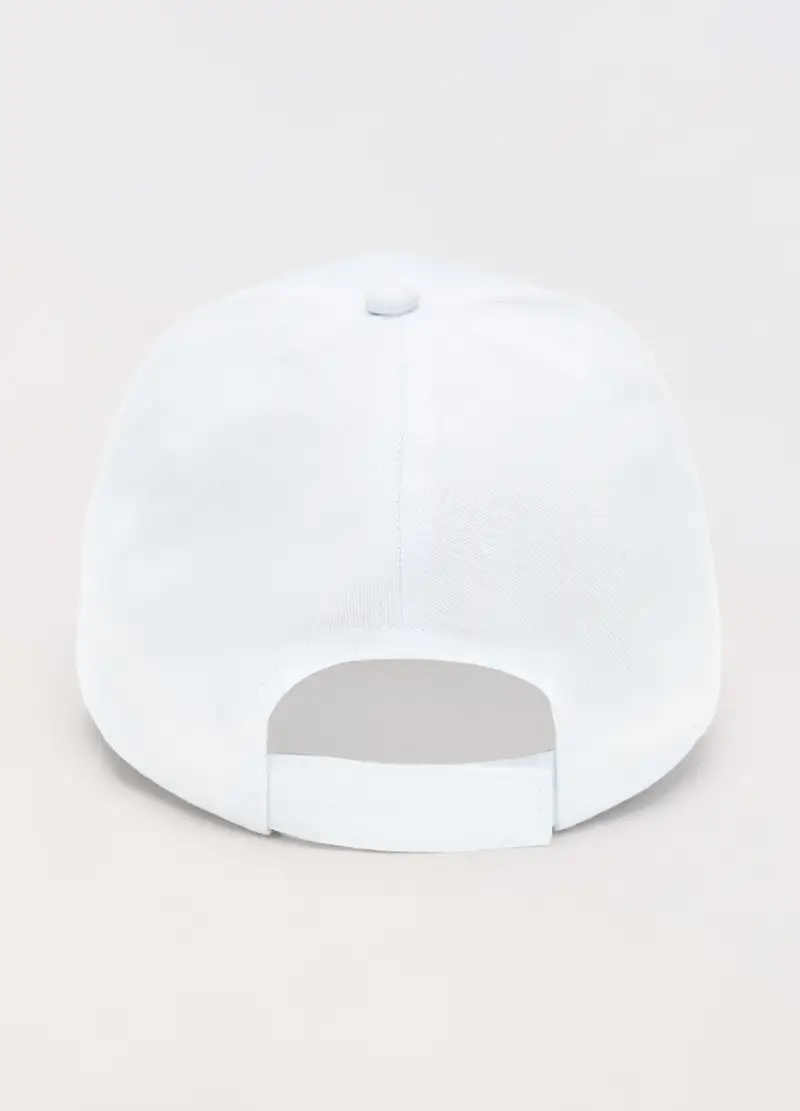 Cappello Da Baseball In Twill, Bambina, Bianco/Rosa miniatura 2