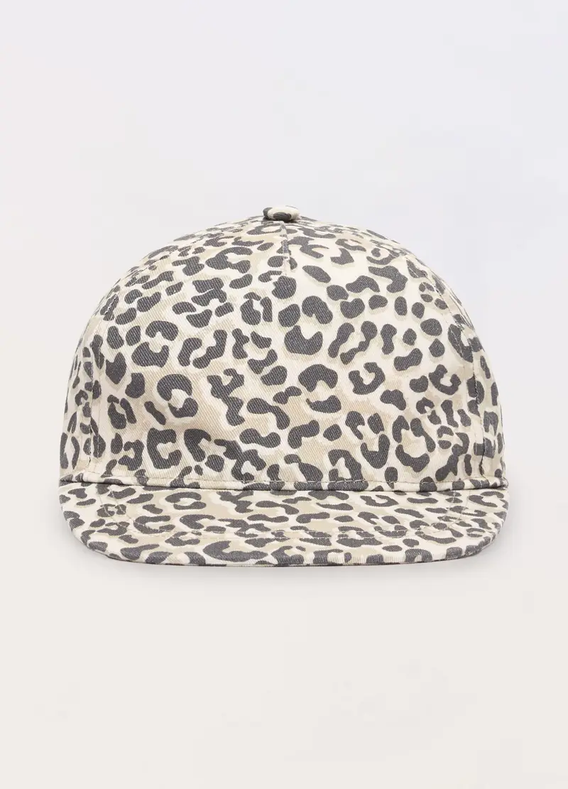 Cappello Da Baseball In Twill Di Puro Cotone, Bambina, Beige