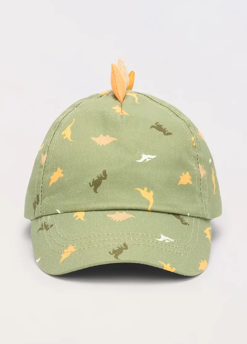 Cappello Da Baseball In Twill Di Puro Cotone Neonato, Bambino, Verde chiaro