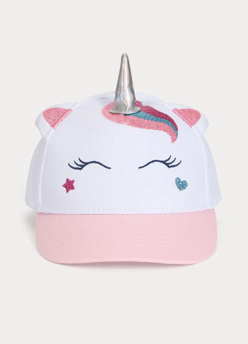 Cappello Da Baseball In Twill Neonata, Bambina, Bianco