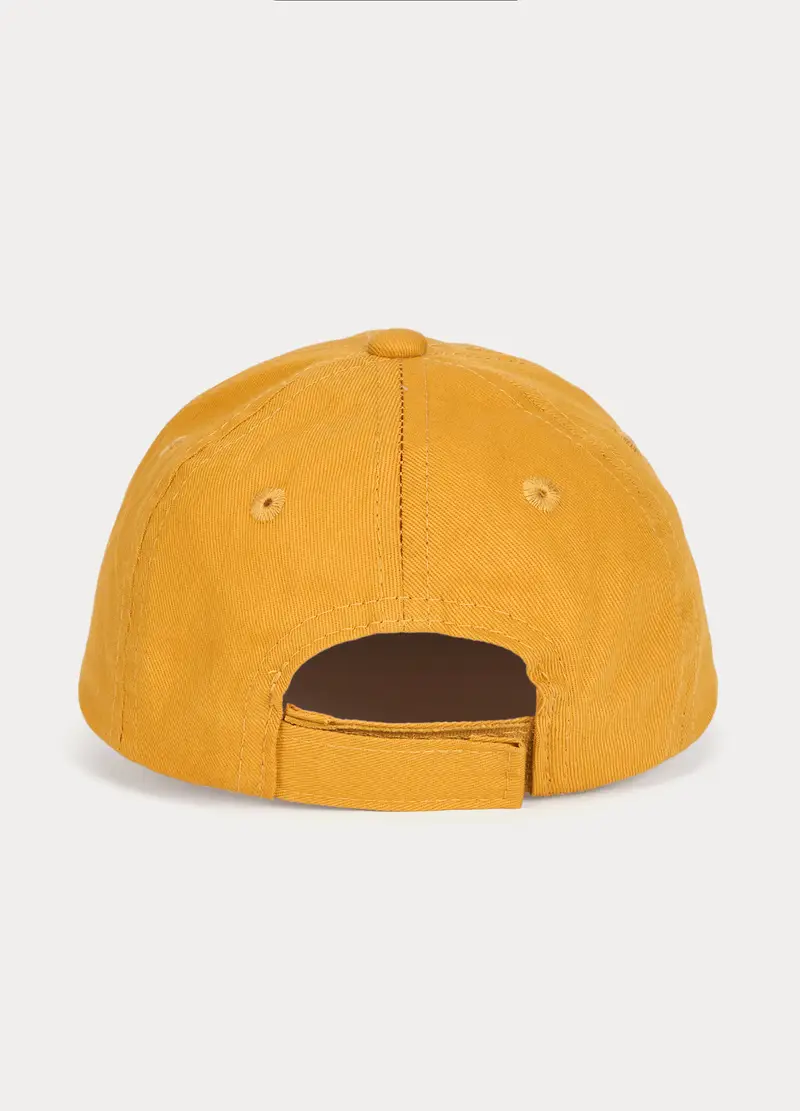 Cappello Da Baseball In Twill Neonato, Bambino, Giallo ocra miniatura 2