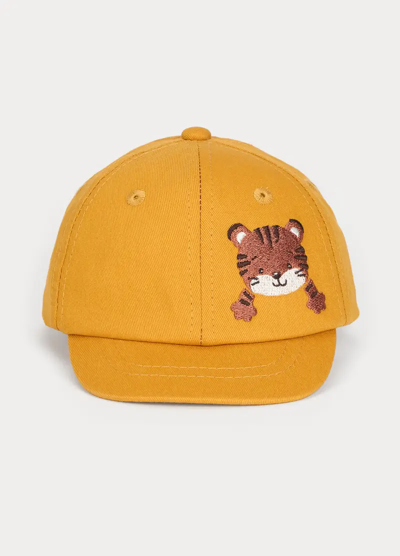 Cappello Da Baseball In Twill Neonato, Bambino, Giallo ocra