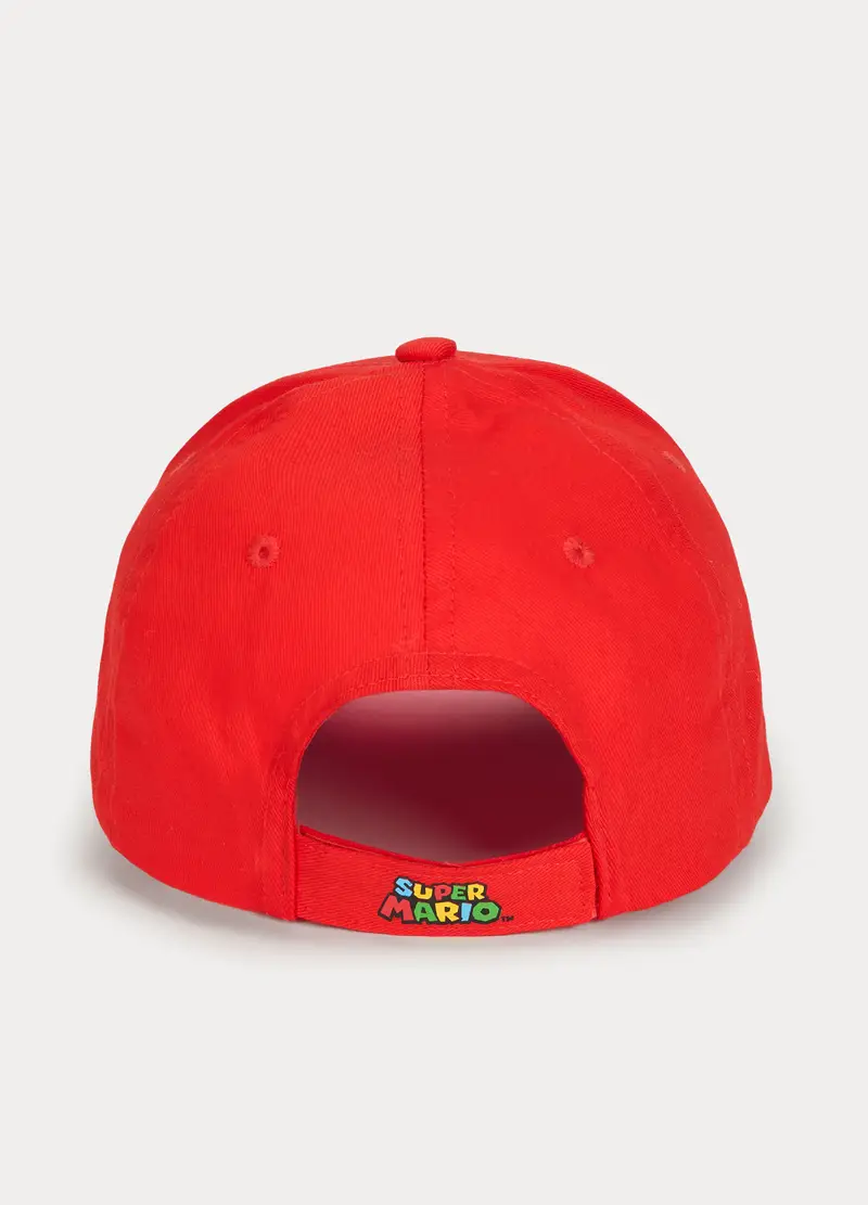 Cappello Da Baseball Super Mario In Twill, Bambino, Rosso aragosta miniatura 2