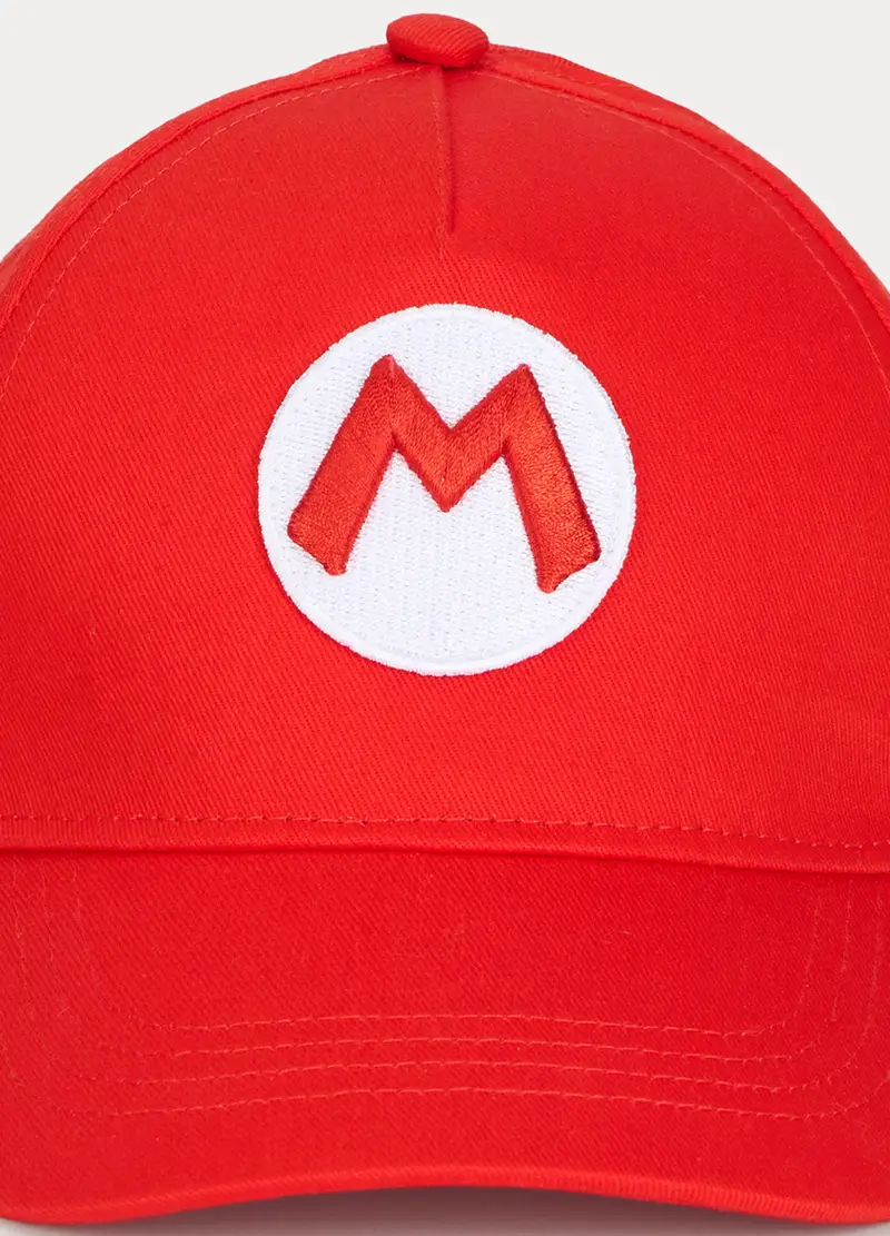 Cappello Da Baseball Super Mario In Twill, Bambino, Rosso aragosta miniatura 3