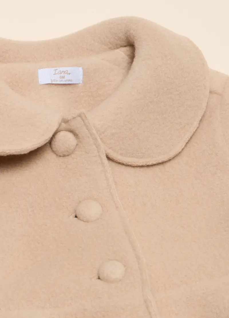Cappotto In Pile, Neonata, Beige chiaro miniatura 2