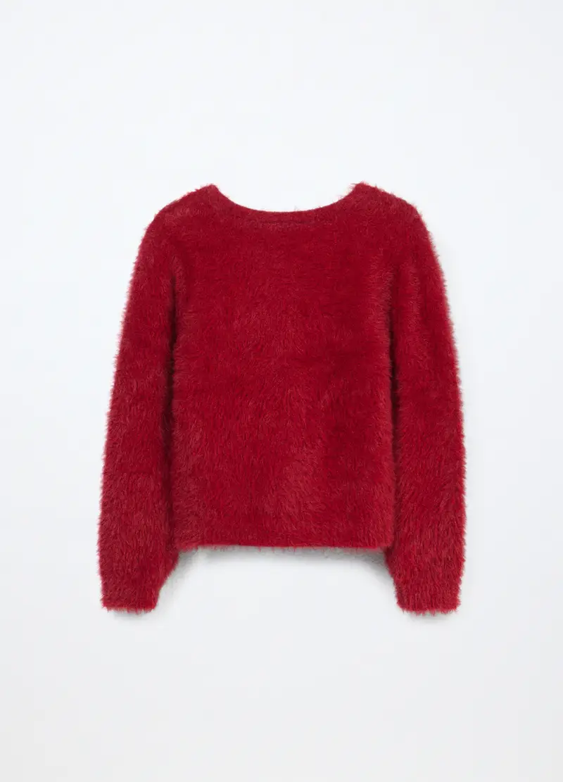 Blukids Cardigan Bambina Rosso 3408405 miniatura 2