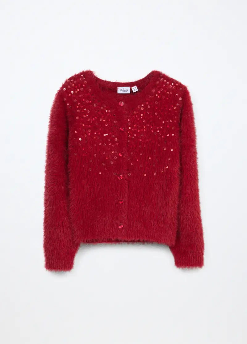 Blukids Cardigan Bambina Rosso 3409119