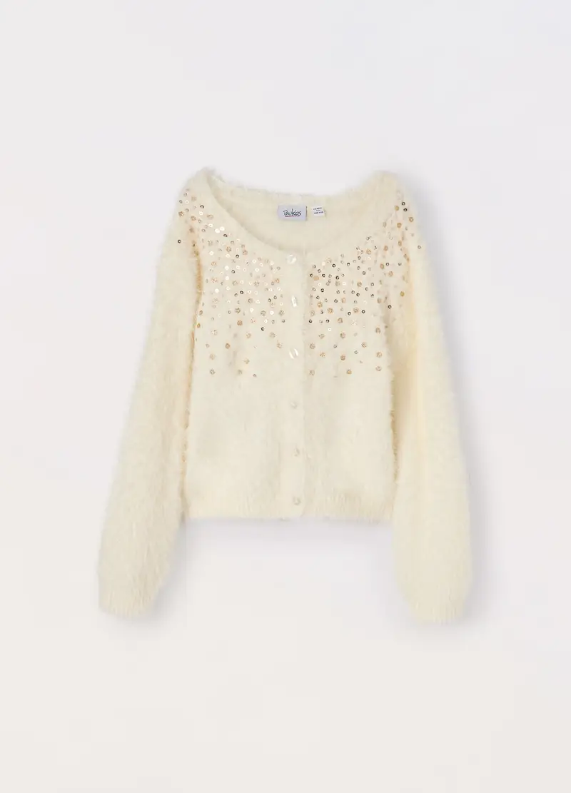 Blukids Cardigan Bambina Bianco 4251890