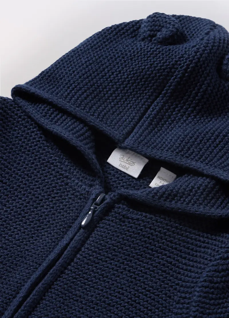 Blukids Cardigan Neonato Blu 3106164 miniatura 2